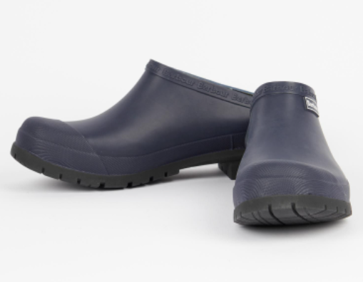 Barbour Quinn Ladies Welly Clogs Navy 3