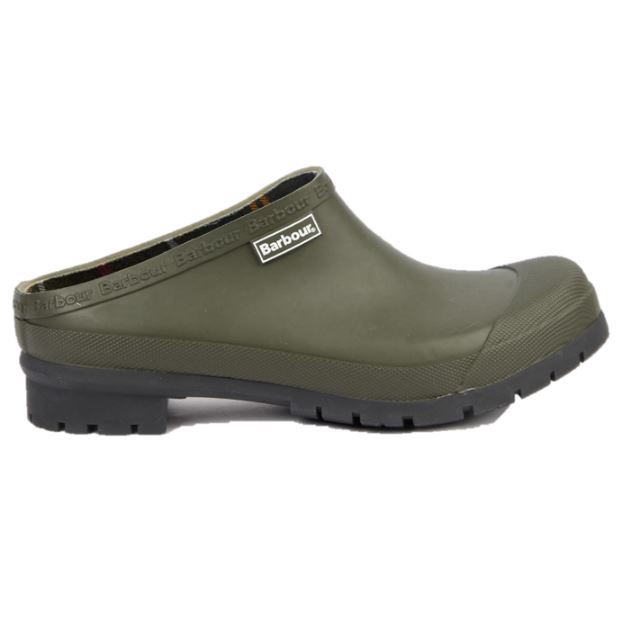 Barbour Quinn Welly Clogs Olive 1