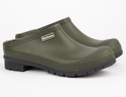 Barbour Quinn Welly Clogs Olive 2
