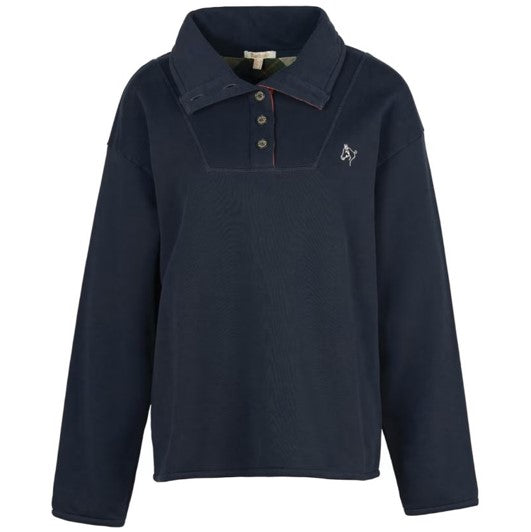 Barbour Regia Overlayer Sweatshirt Classic Navy 1