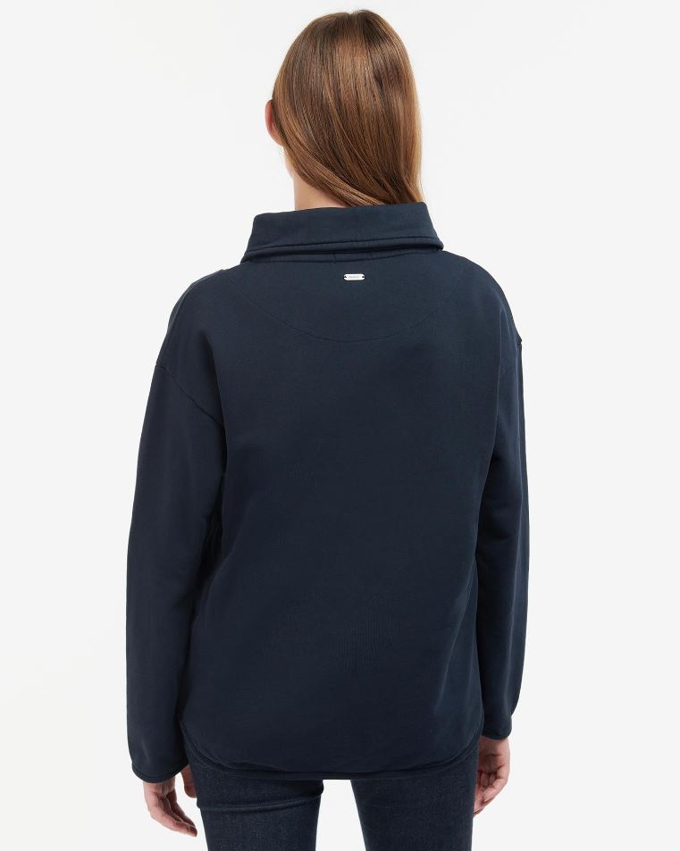 Barbour Regia Overlayer Sweatshirt Classic Navy 3