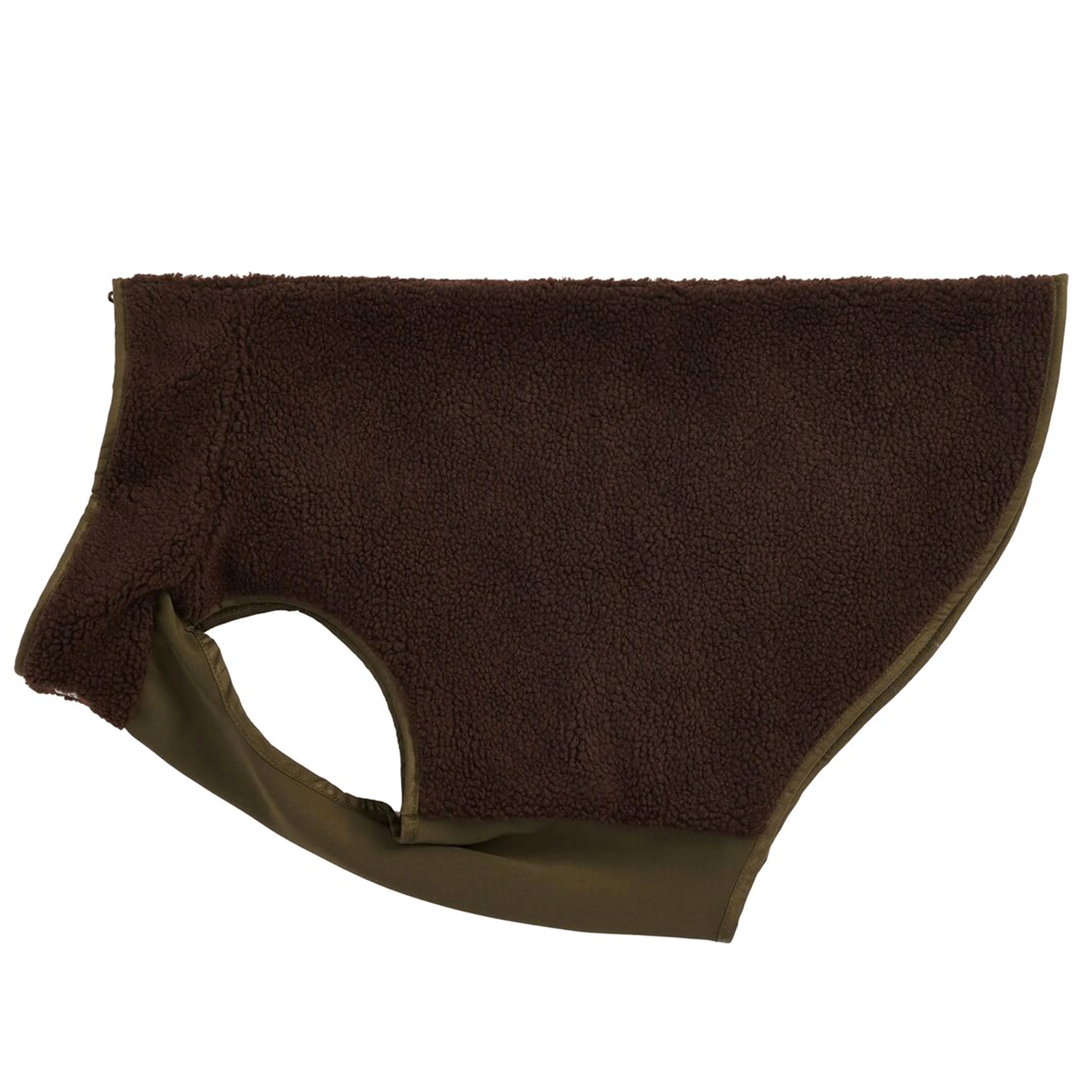 Barbour Reversible Quilted Dog Coat Olive-Brown