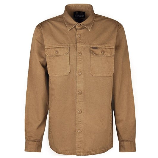 Barbour Rydale Overshirt Dark Sand 1