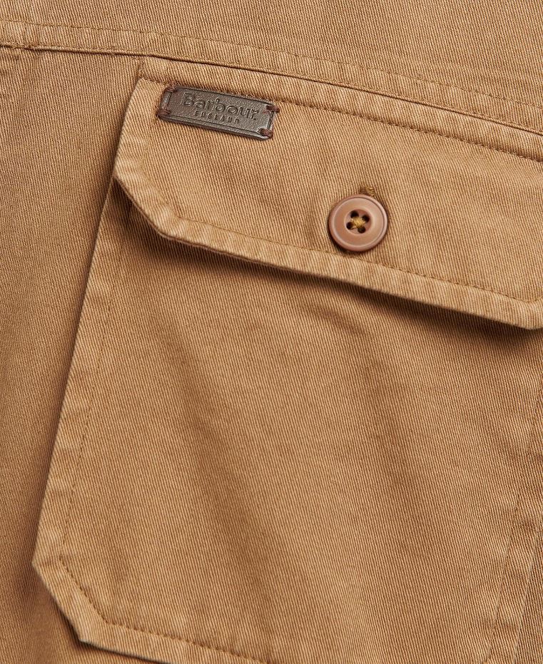 Barbour Rydale Overshirt Dark Sand 5