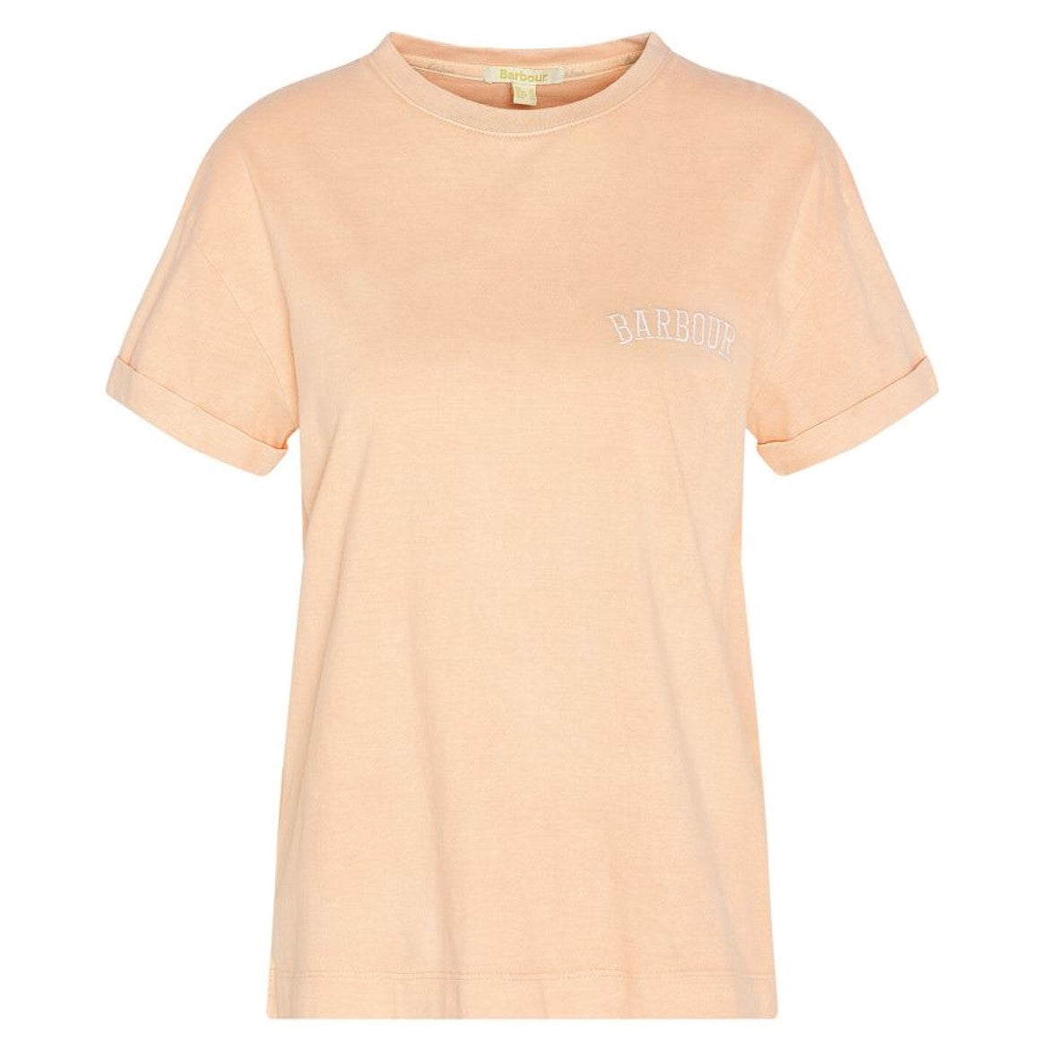 Barbour Sandgate Ladies Logo T-Shirt Soft Apricot 1
