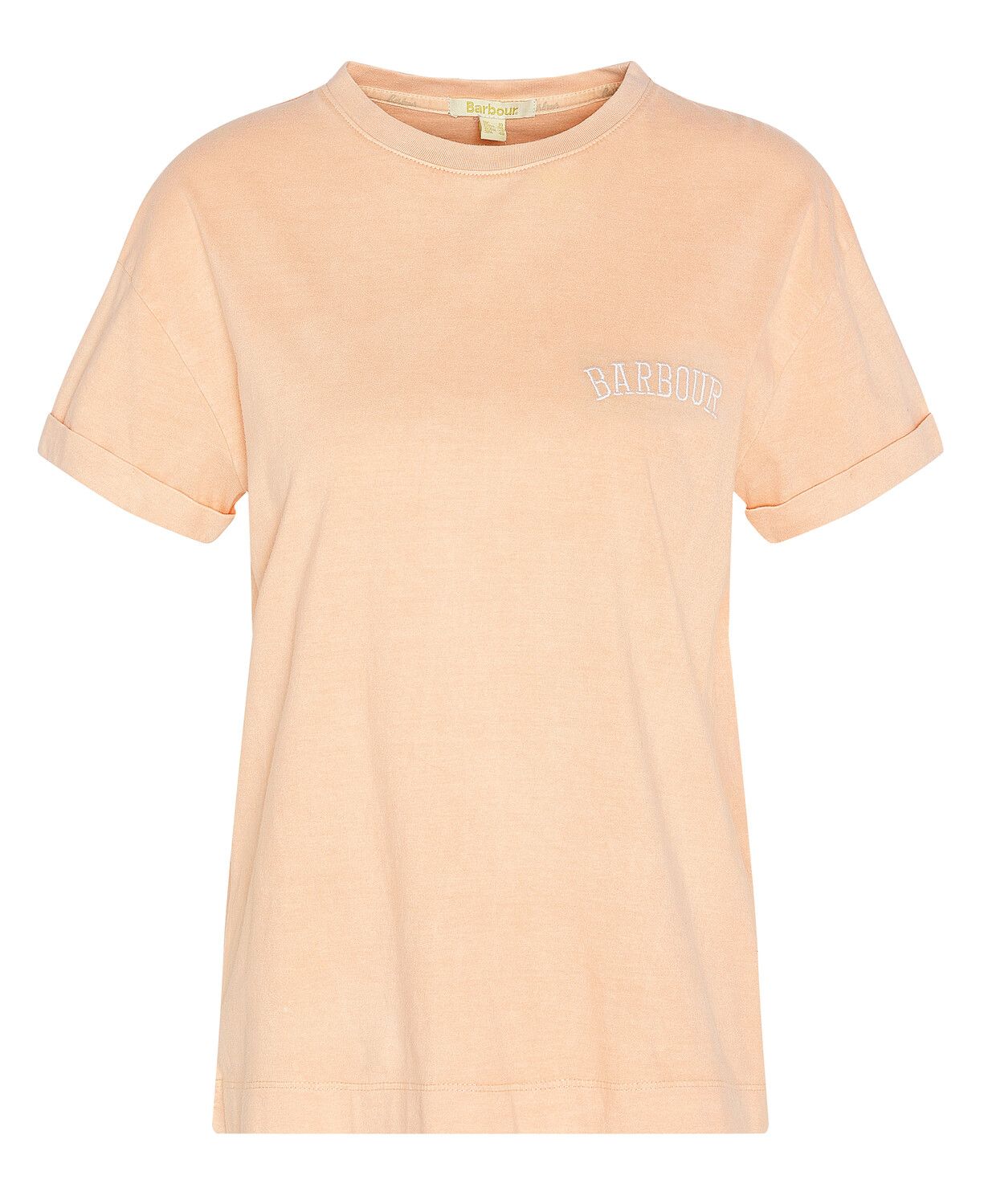Barbour Sandgate Ladies Logo T-Shirt Soft Apricot 2