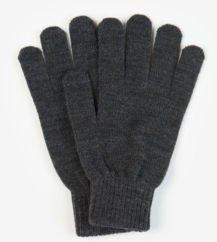 Barbour Scarf & Glove Gift Set Greystone 3