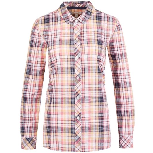 Barbour Seaglow Ladies Shirt Navy Check 1