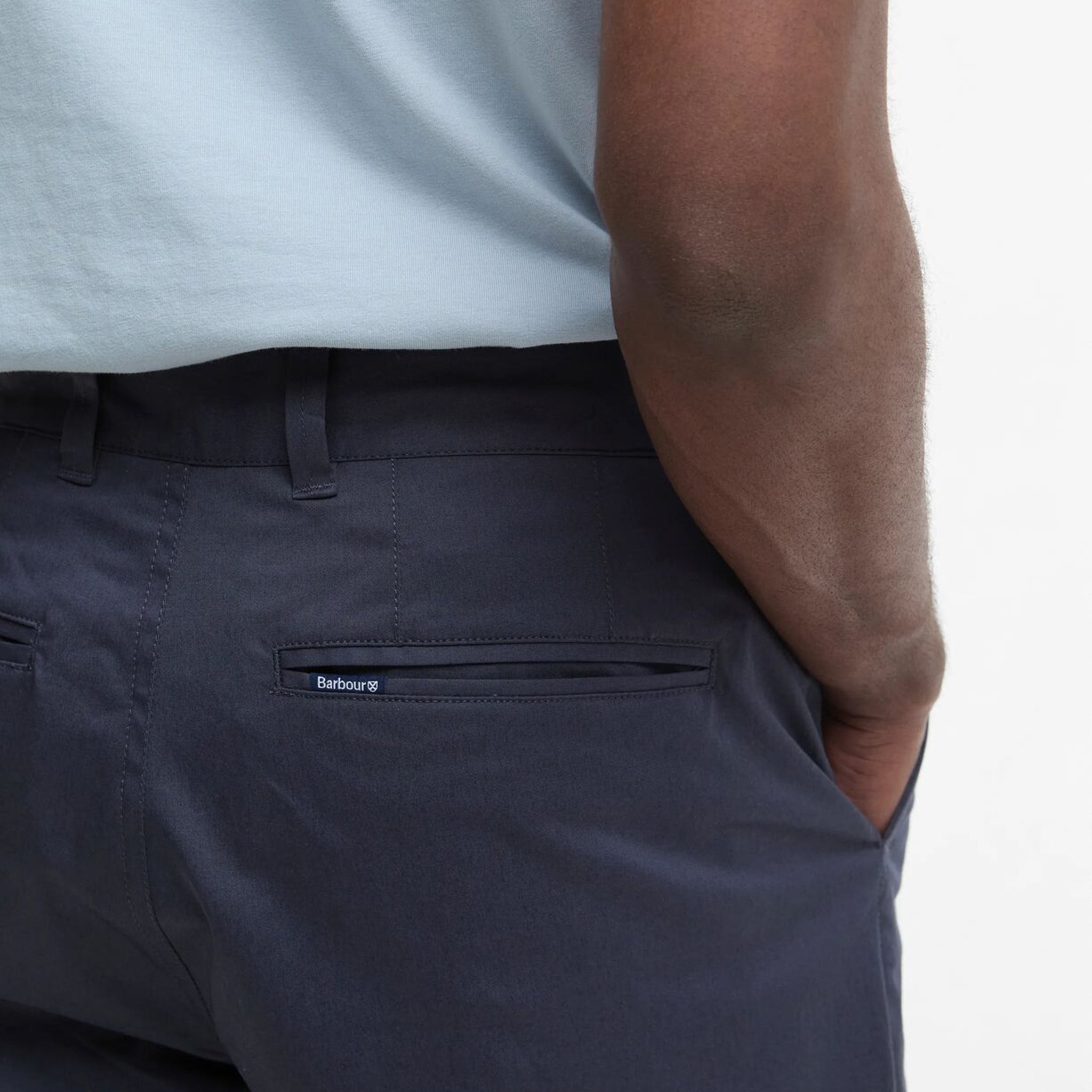 Barbour Smart Chino Men's Shorts Washed Navy