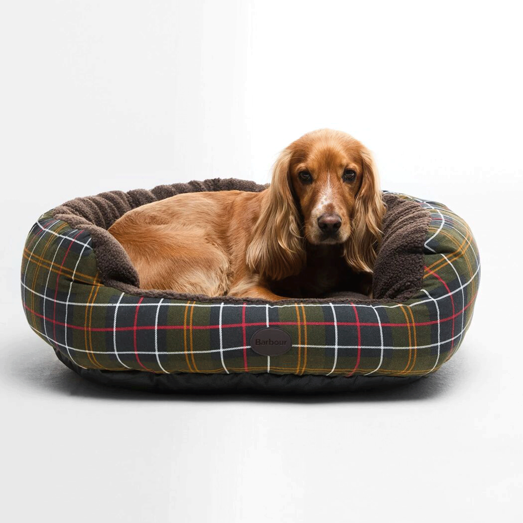Barbour Snuggle Dog Bed Classic Tartan