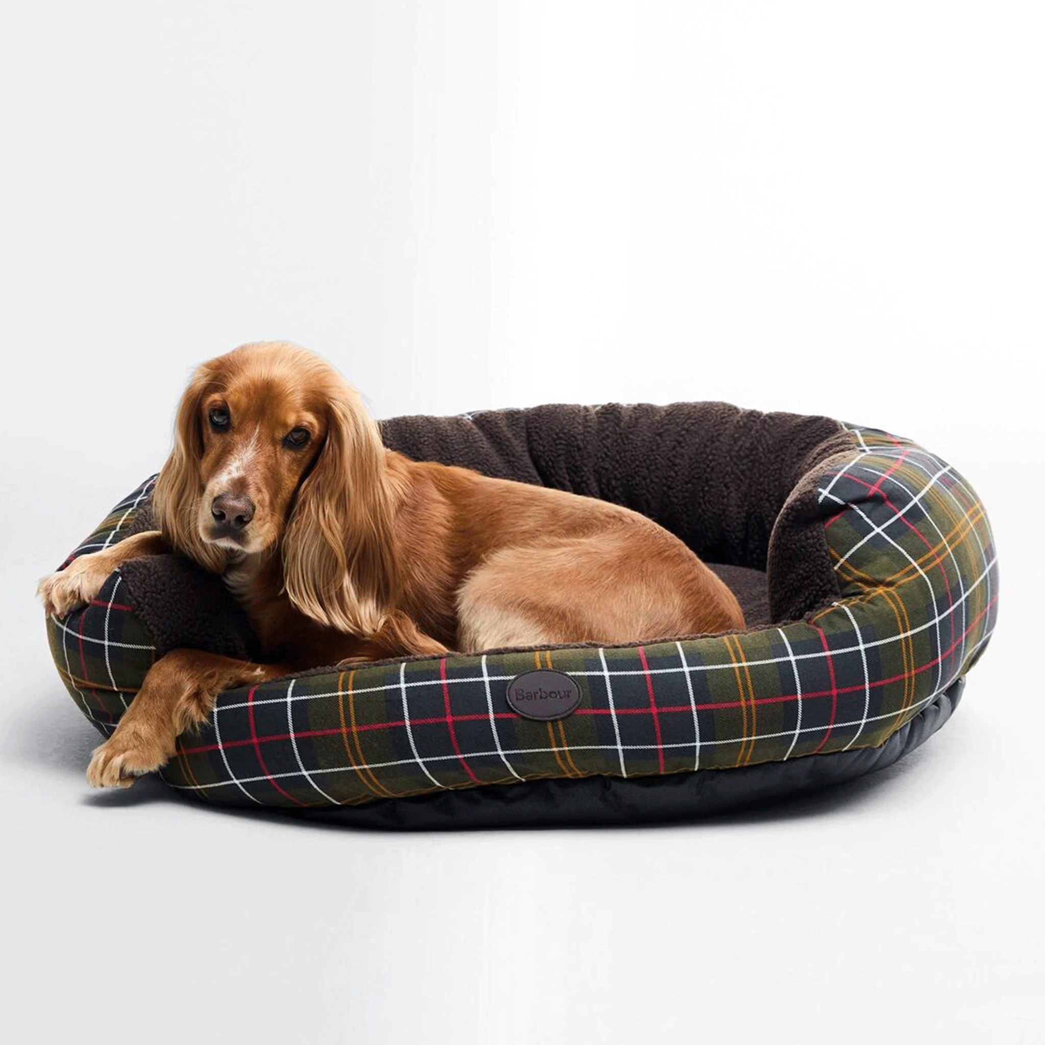 Barbour Snuggle Dog Bed Classic Tartan