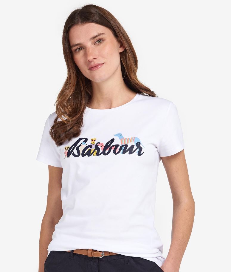 Barbour Southport Slim Fit T-Shirt Classic White 3