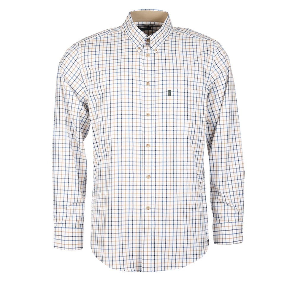 Barbour Sporting Tattersall Shirt Blue