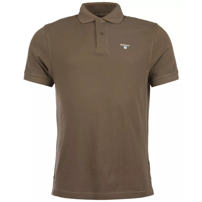 Barbour Sports Polo Dark Olive 1