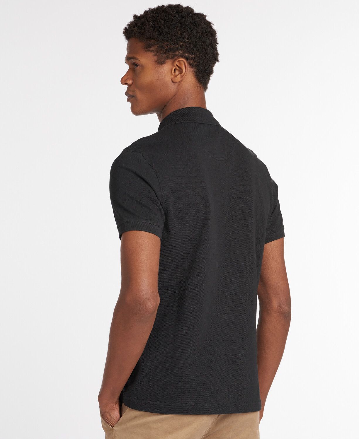 Barbour Sports Polo Shirt Black 3