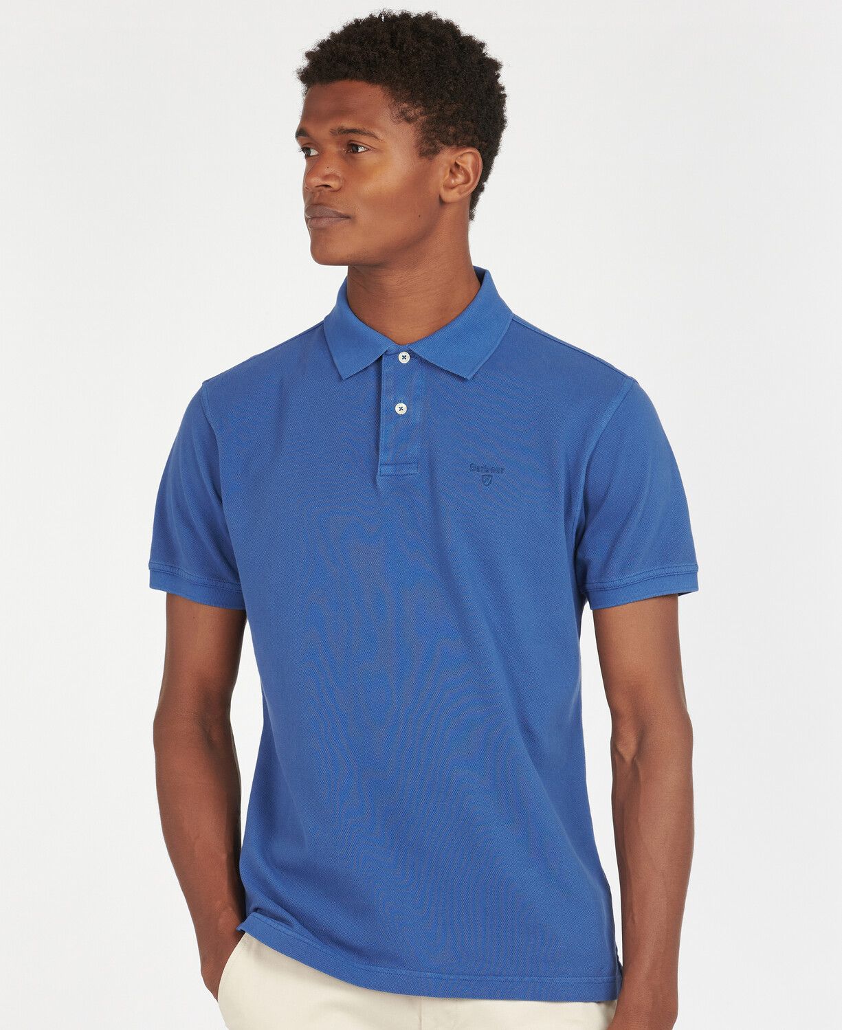 Barbour Sports Polo Shirt Marine Blue 4
