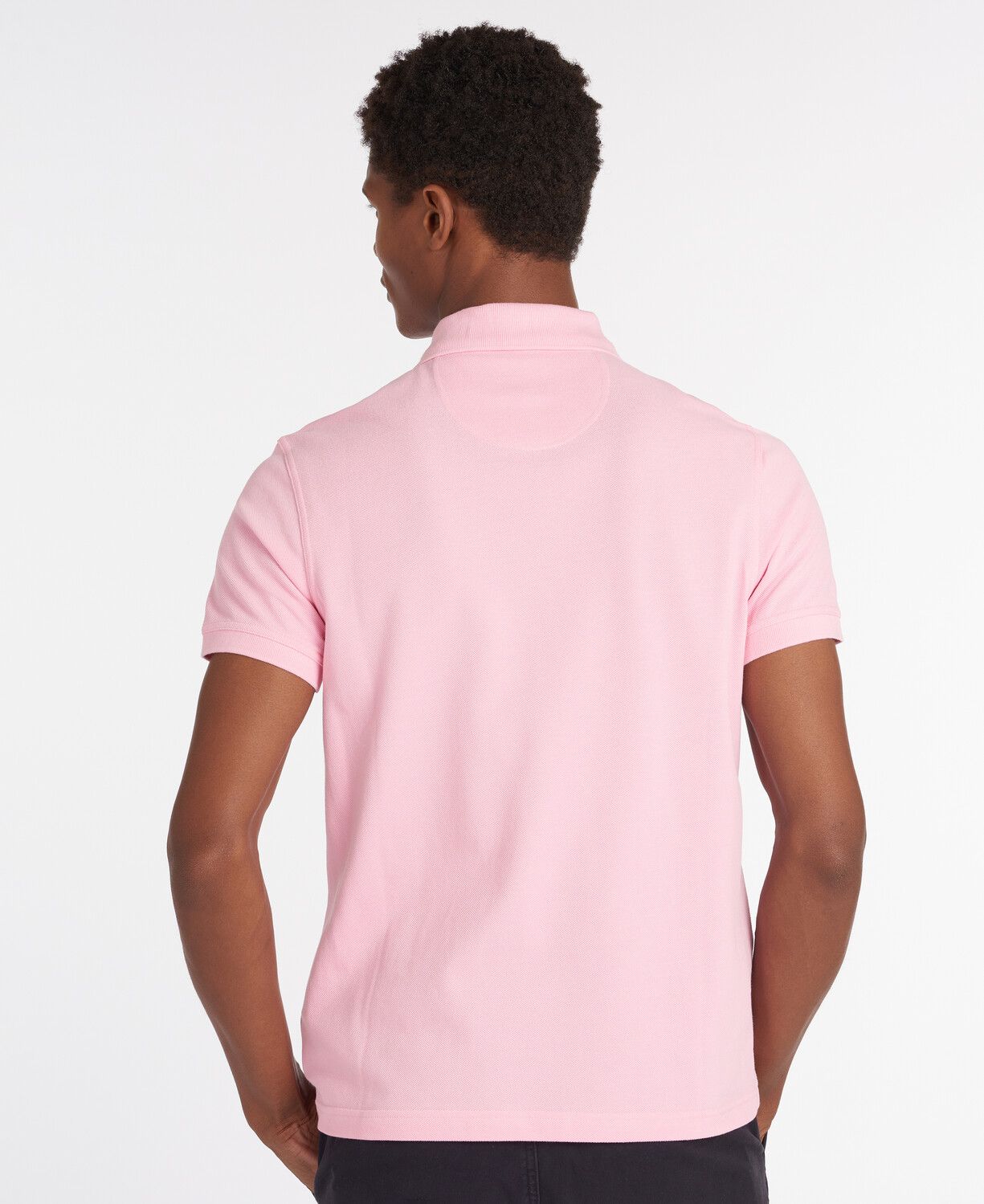 Barbour Sports Polo Shirt Pink 3