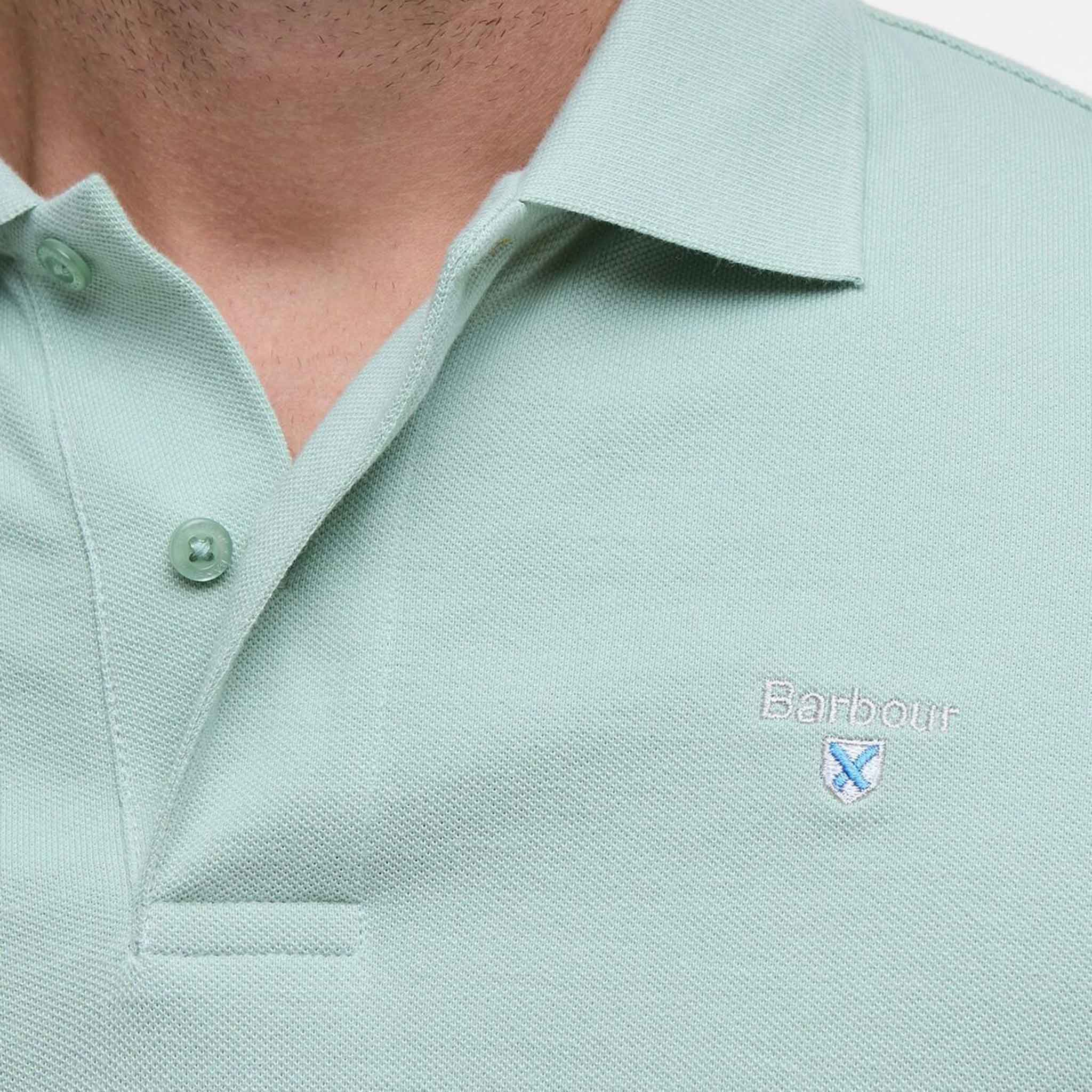 Barbour-Sports-Tailored-Polo-Shirt-Pale-Apple-1