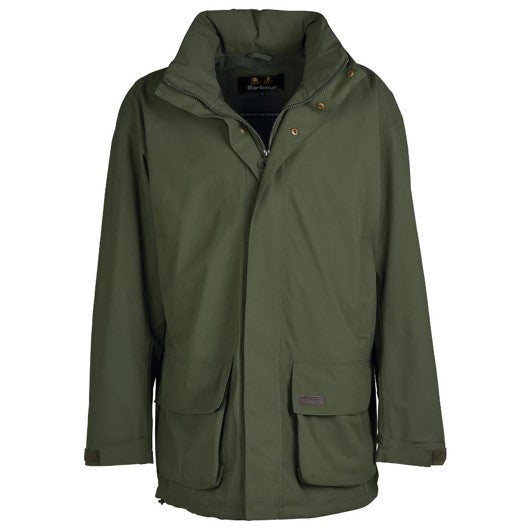 Barbour Swinton Lightweight Waterproof Jacket Olive 1