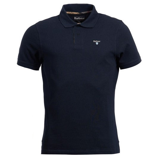 Barbour Tartan Poloshirt Pique New Navy 1
