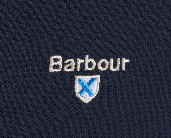 Barbour Tartan Poloshirt Pique New Navy 4