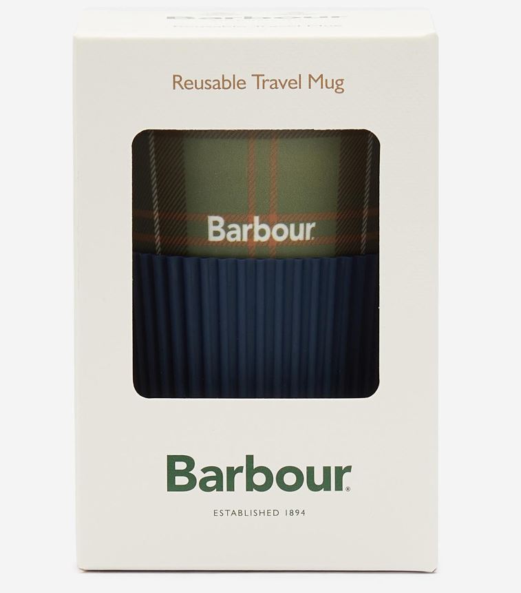 Barbour Tartan Reusable Travel Mug Classic Tartan 2