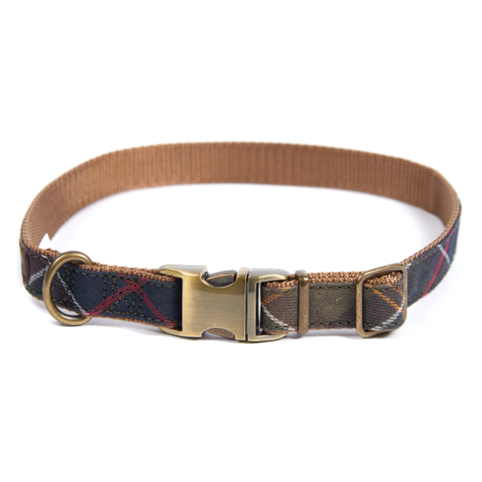 Barbour Tartan Webbing Dog Collar