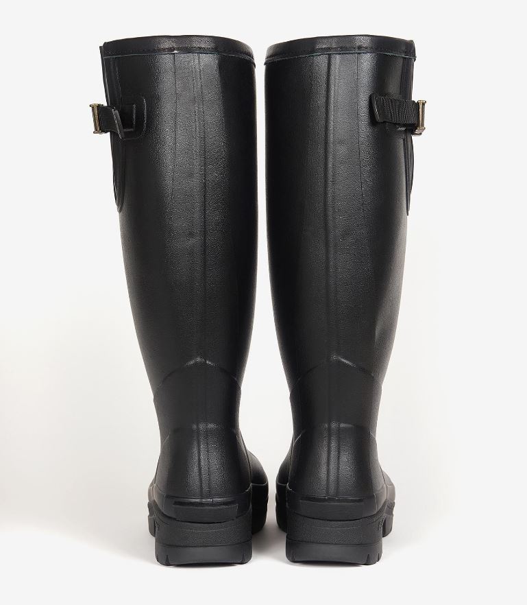 Barbour Tempest Men's Neoprene Wellington Boots Black 3