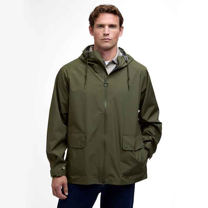 Barbour Trover Men's Waterproof Jacket Fern