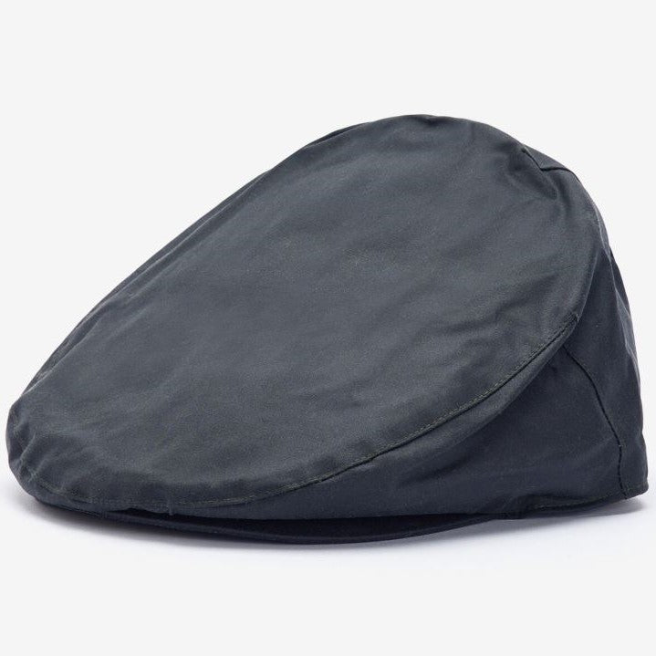 Barbour Wax Flat Cap Navy 2