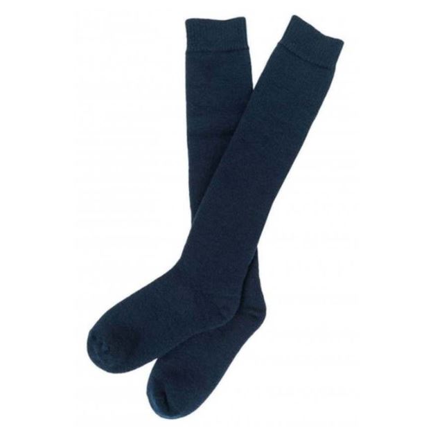 Barbour Wellington Knee Length Socks Navy 1