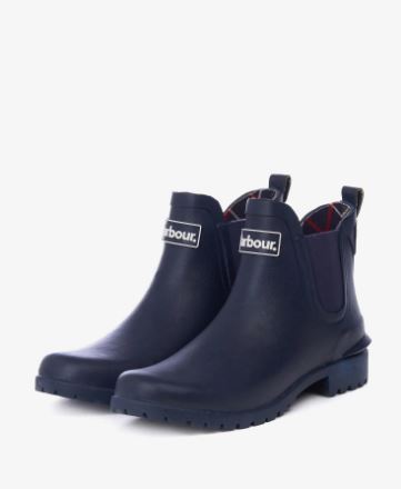 Barbour Wilton Chelsea Wellingtons Navy 4