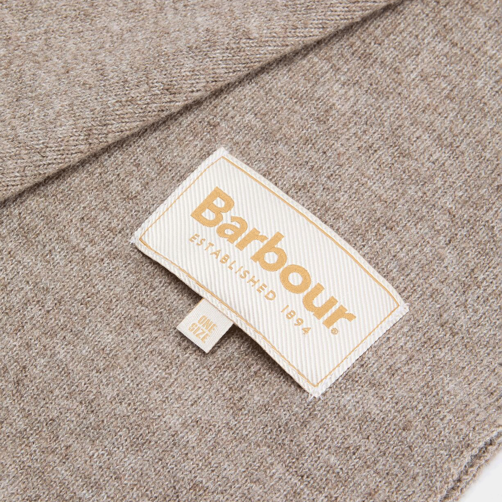 Barbour Wimona Beanie & Scarf Gift Set Taupe