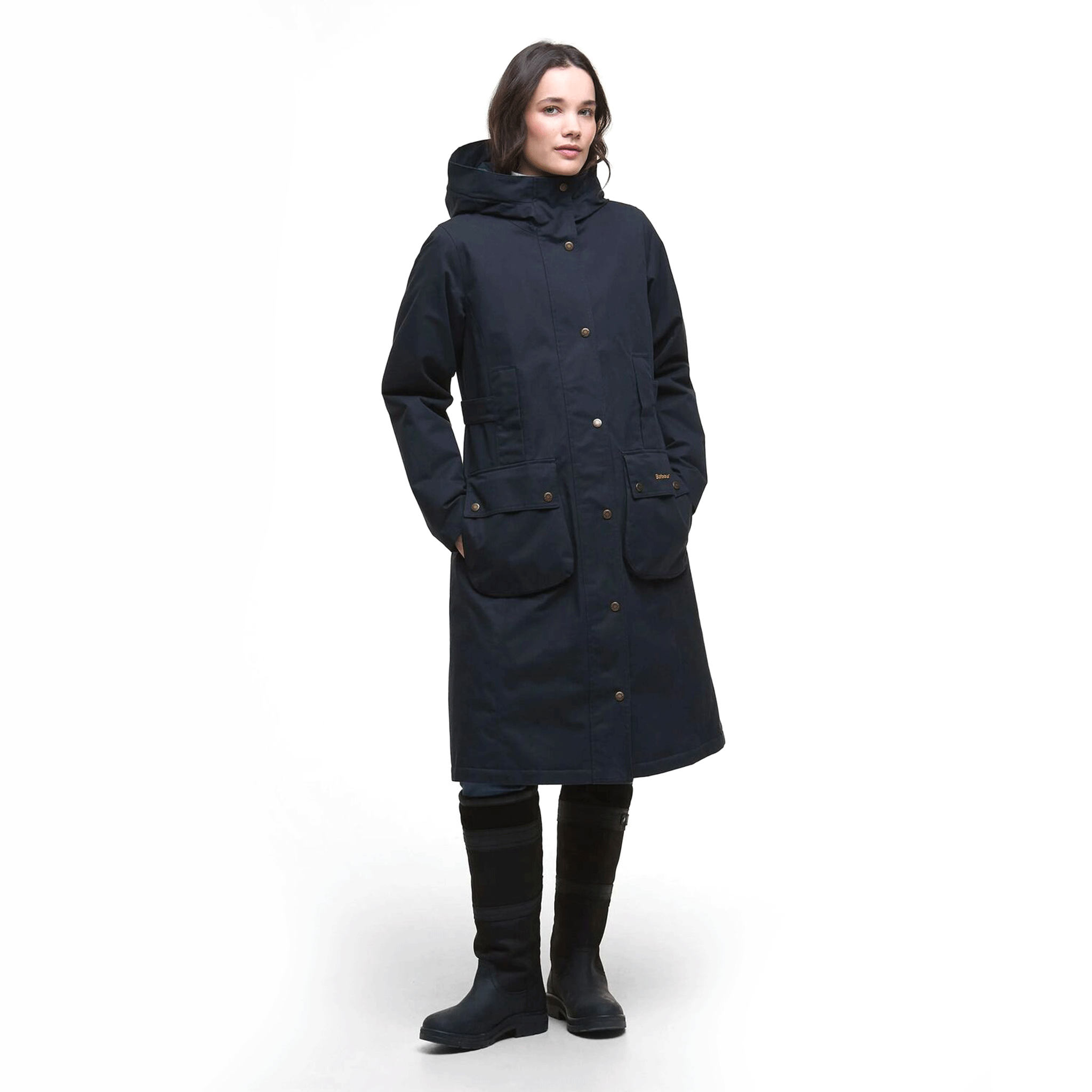 Barbour Bamburgh Waterproof Jacket Deep Navy-Blackwatch