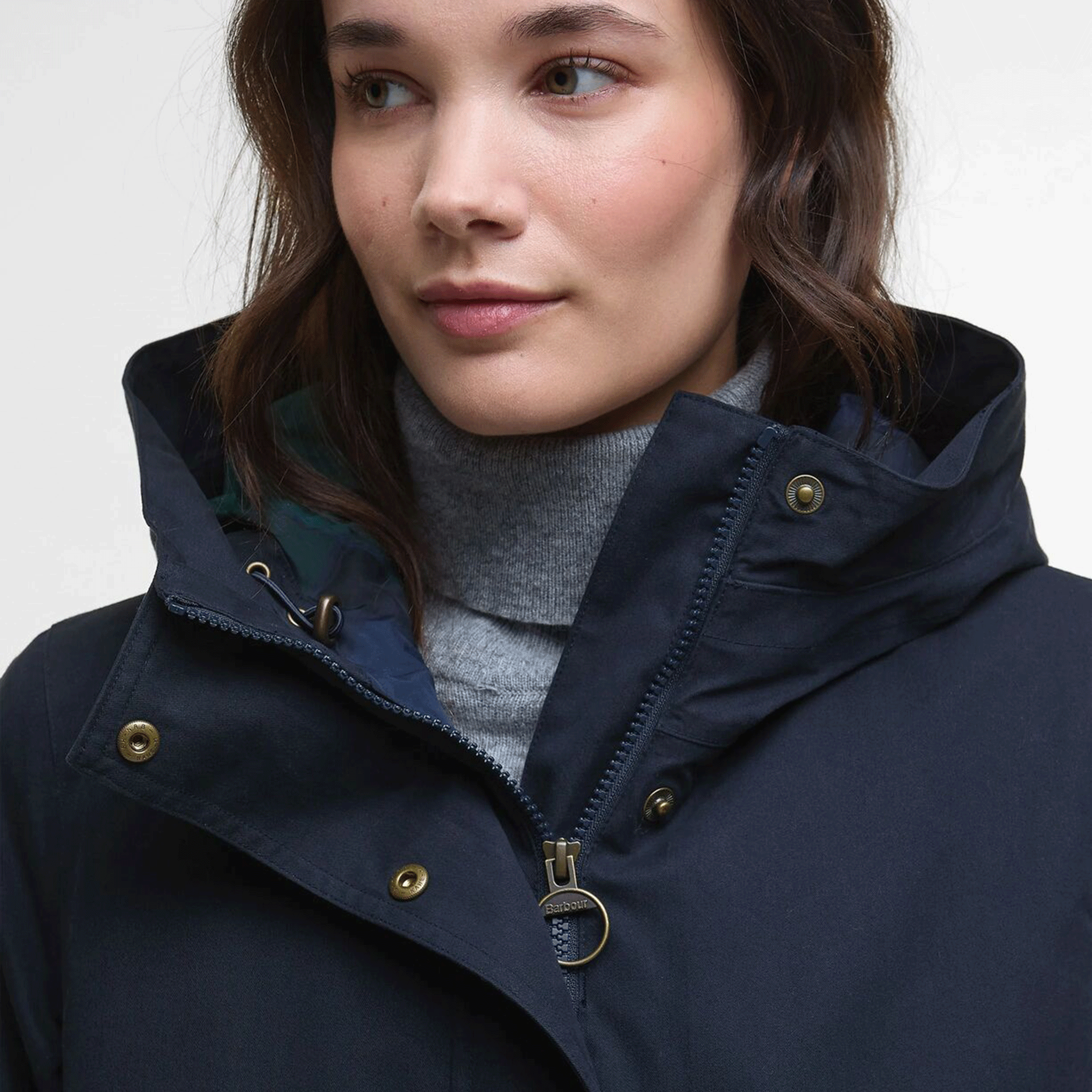 Barbour Bamburgh Waterproof Jacket Deep Navy-Blackwatch