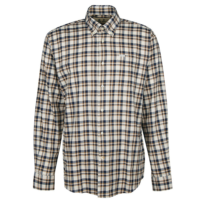 Barbour mens Turville shirt Ecru 1