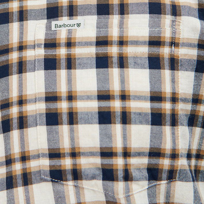 Barbour mens Turville shirt Ecru 2