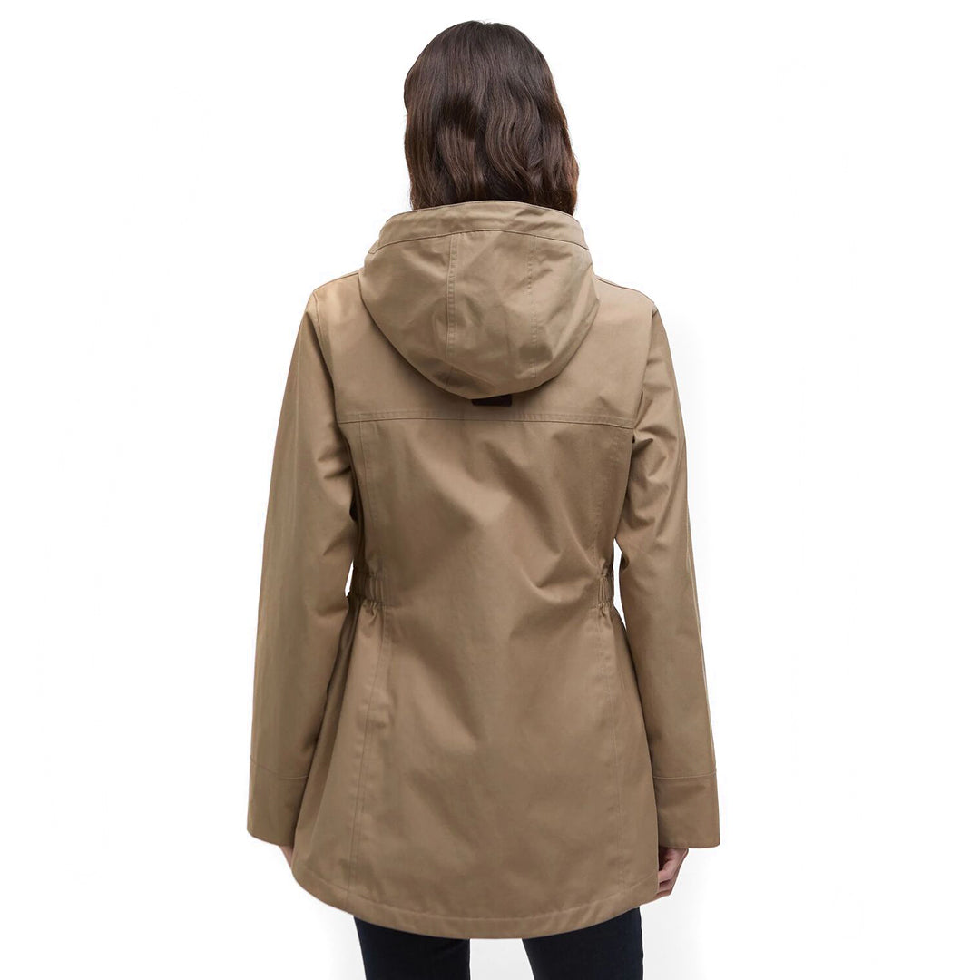 Barbour Maple Ladies Waterproof Jacket Military Brown-Ancient Tartan