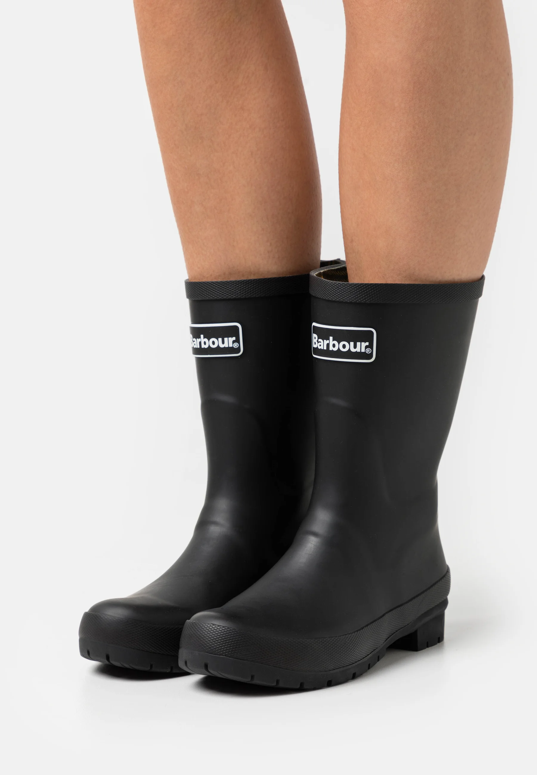 Barbour Banbury Mid Height Wellington Boots Black