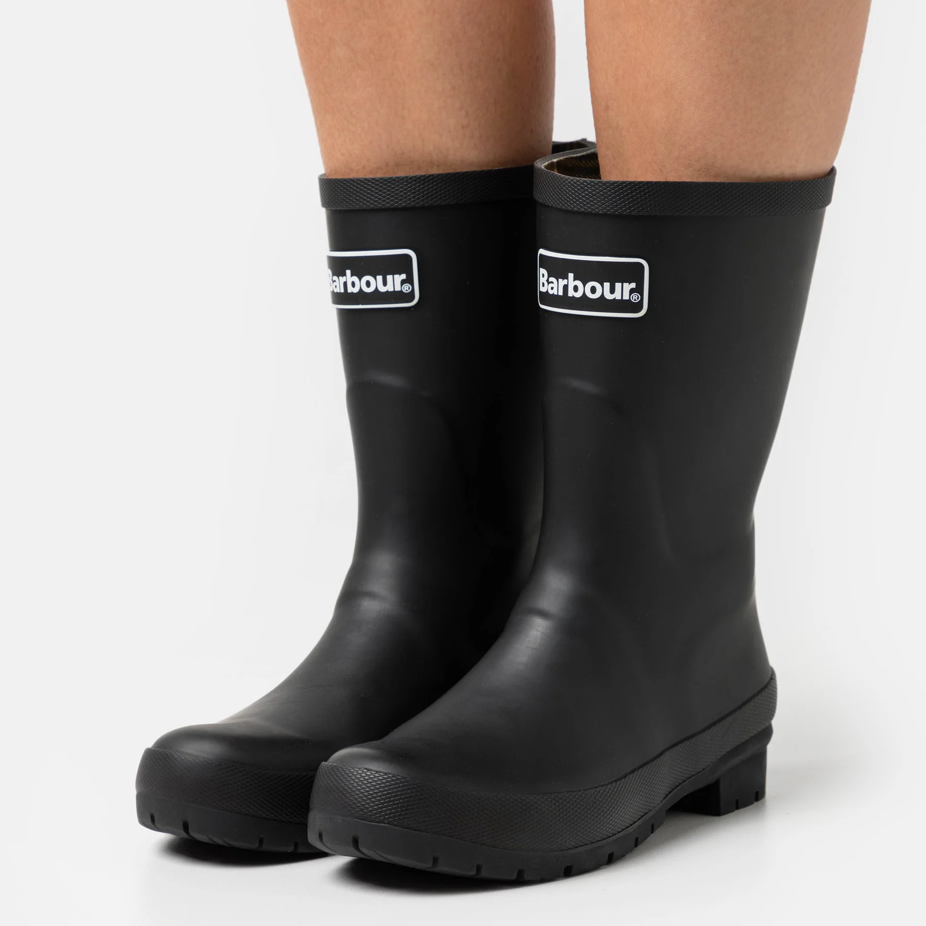 Barbour Banbury Mid Height Wellington Boots Black