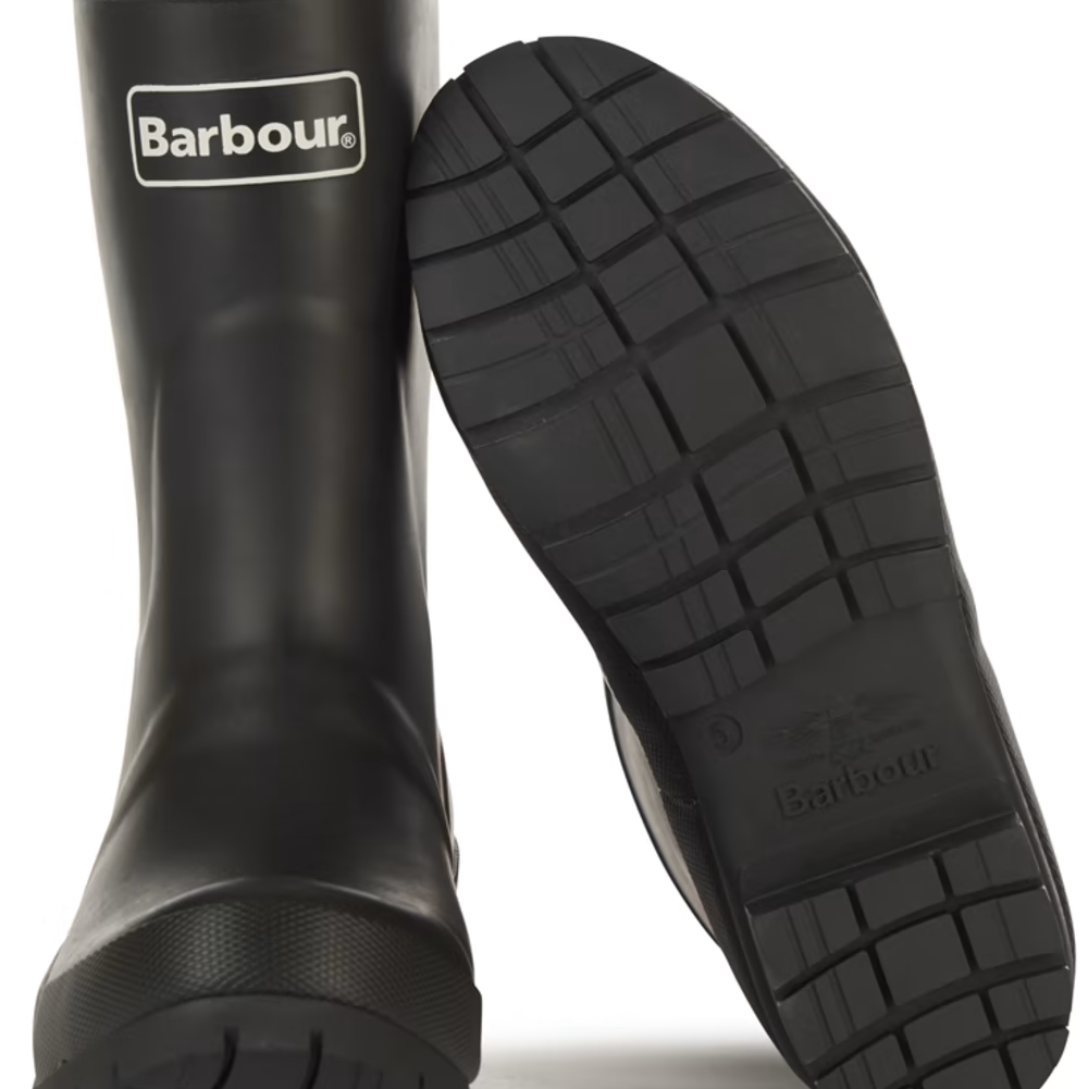Barbour Banbury Mid Height Wellington Boots Black