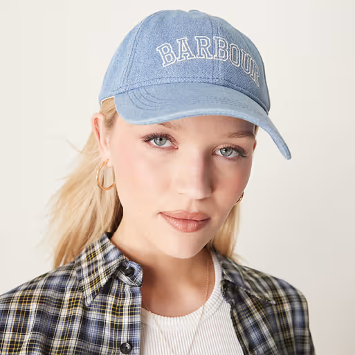 Barbour Emily Sports Cap Chambray-Shell Pink