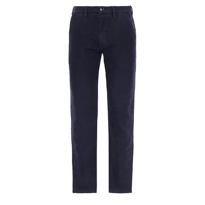 Barbour Moleskin Tailored Trousers Navy