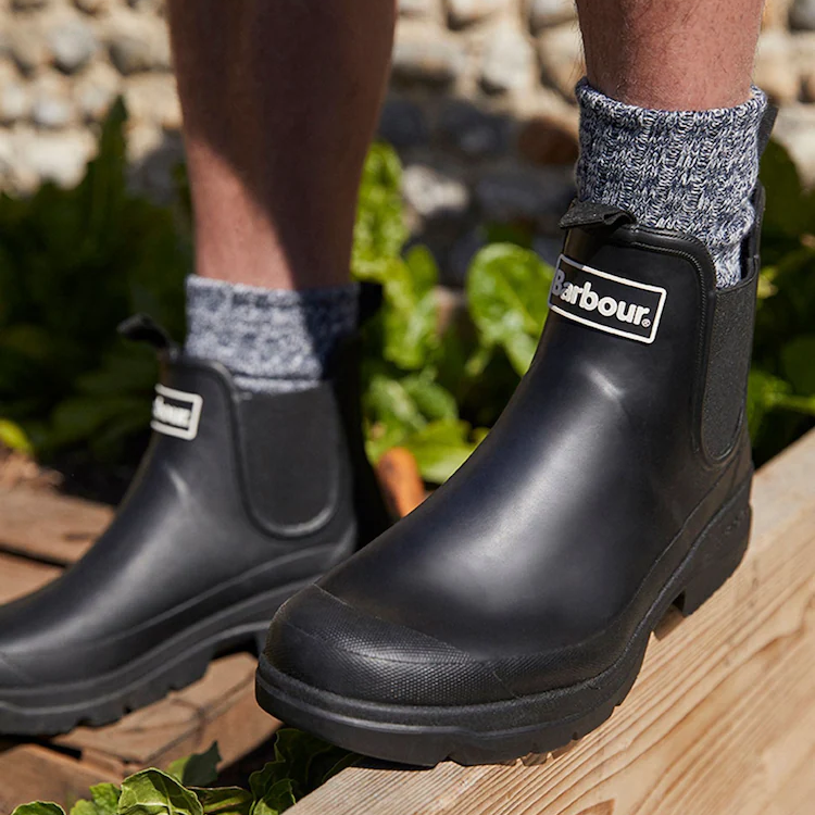 Barbour Nimbus Men's Chelsea Wellingtons Black