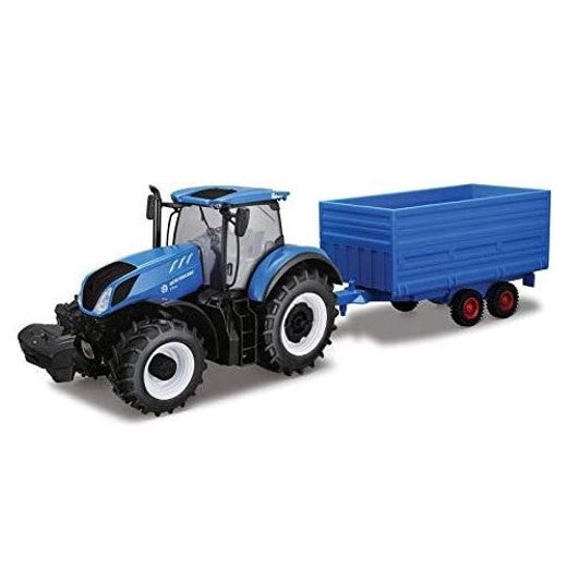 Bburago New Holland T7.315 Tractor & Trailer 1 32 Scale 1