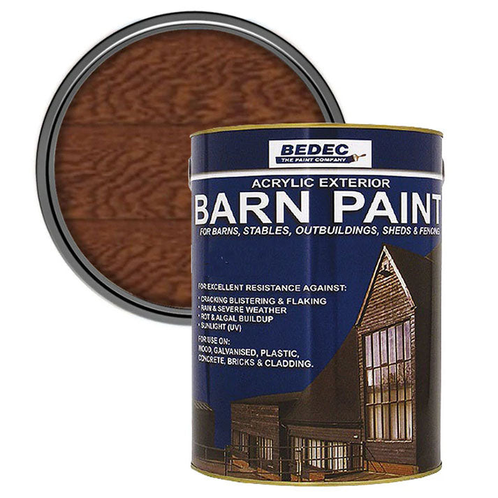 Bedec Acrylic Exterior Barn Paint 5L