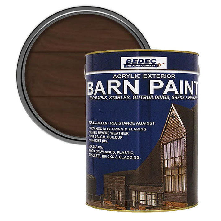 Bedec Acrylic Exterior Barn Paint 2.5L