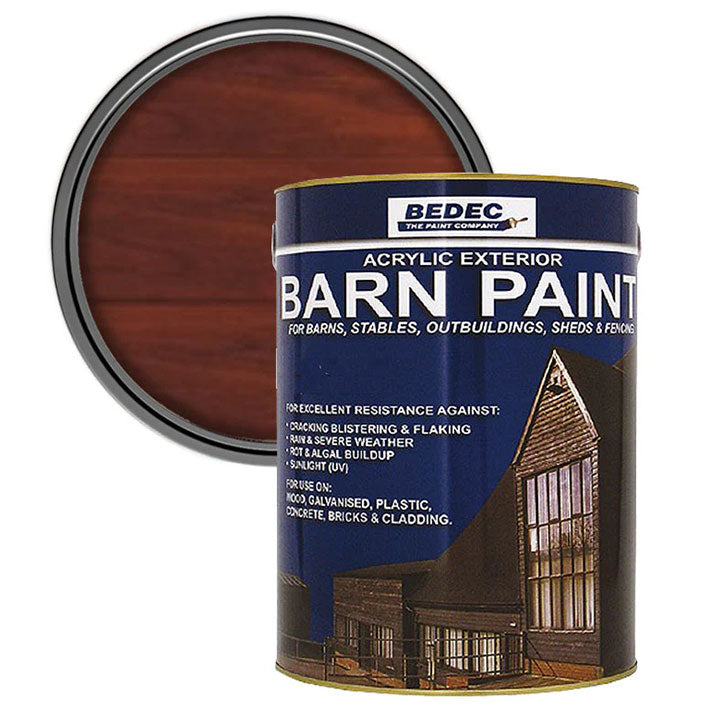 Bedec Acrylic Exterior Barn Paint 5L