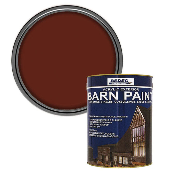Bedec Acrylic Exterior Barn Paint 5L