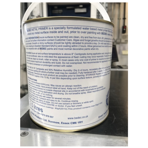 Bedec Metal Primer Phosphate Grey 2